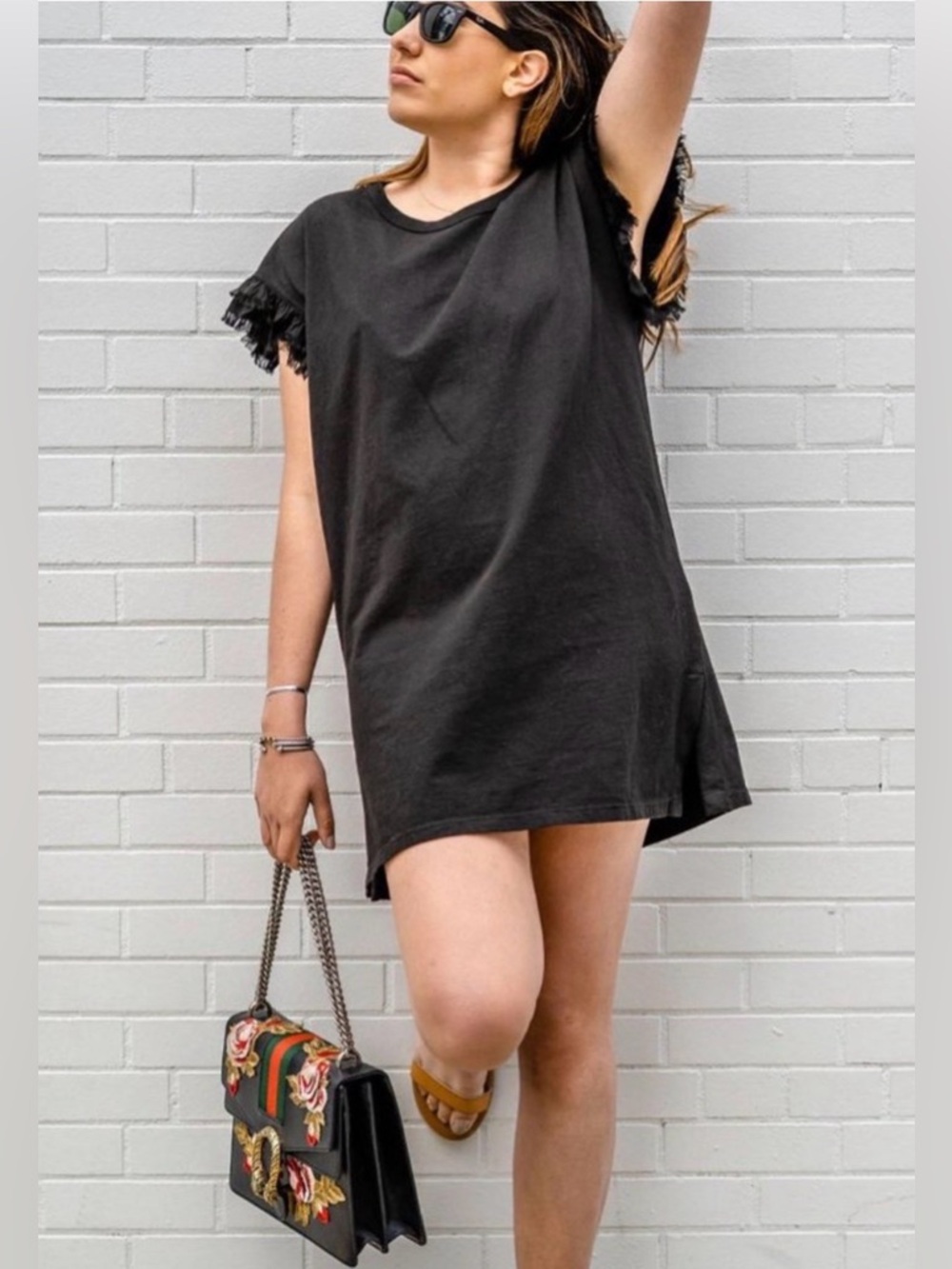 Current / Elliott | Recrafted Mini Shift  Dress | S/M